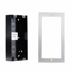 DNK-FMX02 Inbouwframe grijs voor buitenpost met codeklavier