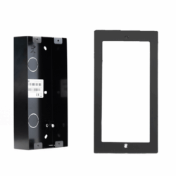 DNK-FMX03 Inbouwframe zwart voor buitenpost zonder codeklavier